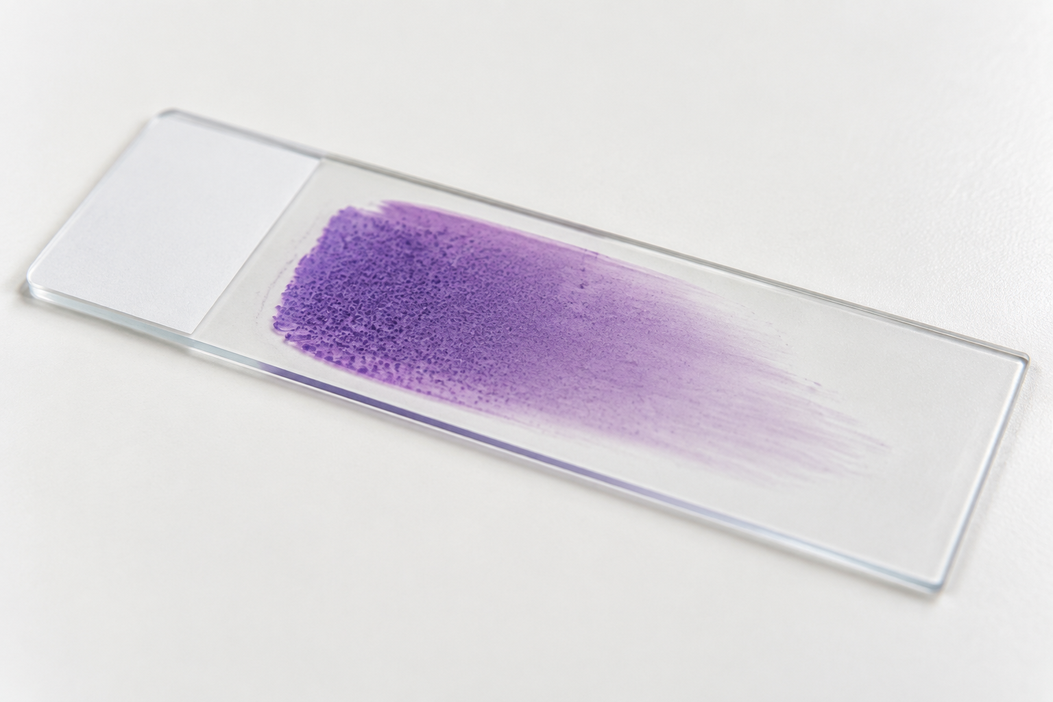 Physical Peripheral Blood Smear Slide